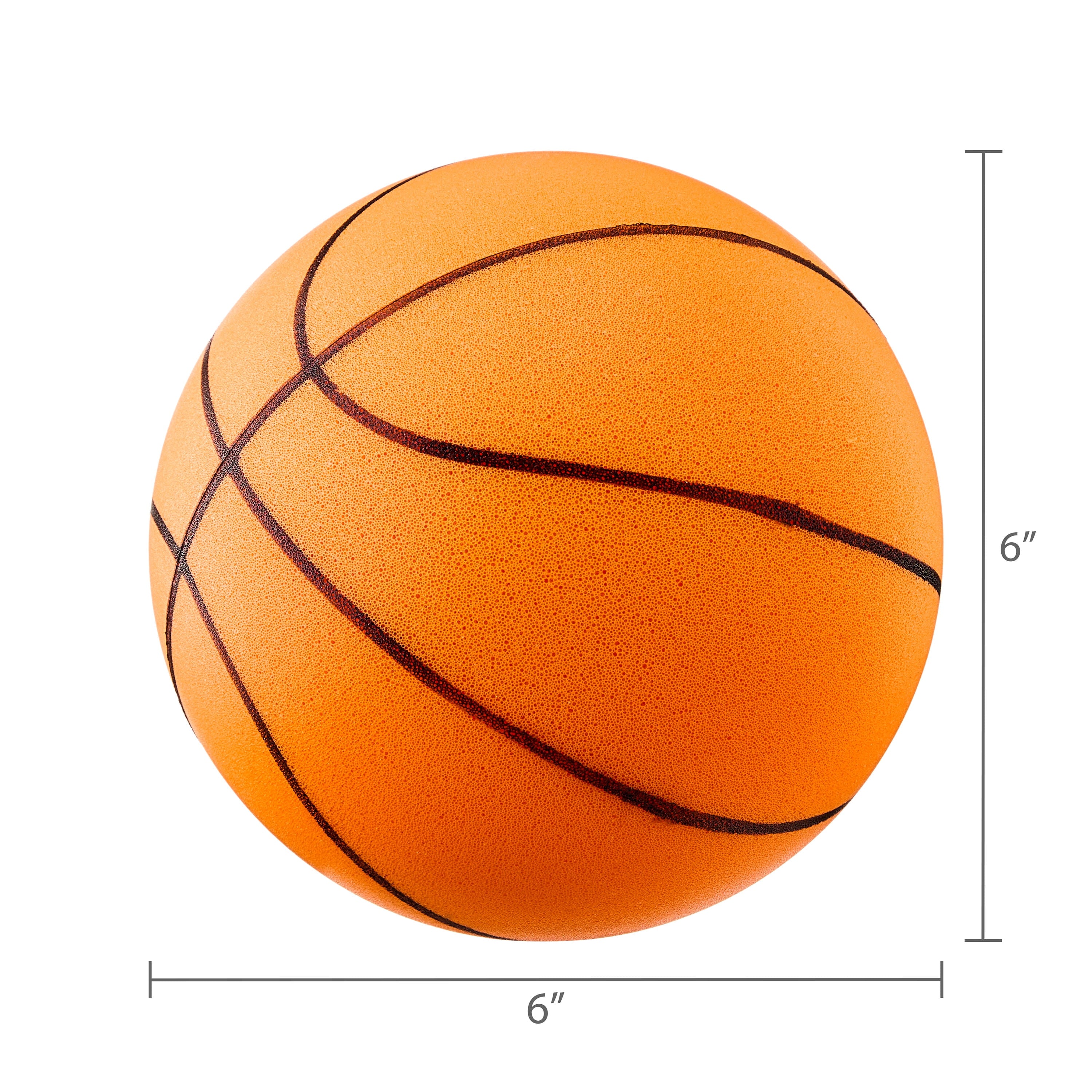 6 Inch Silent Indoor Basketball for Kids