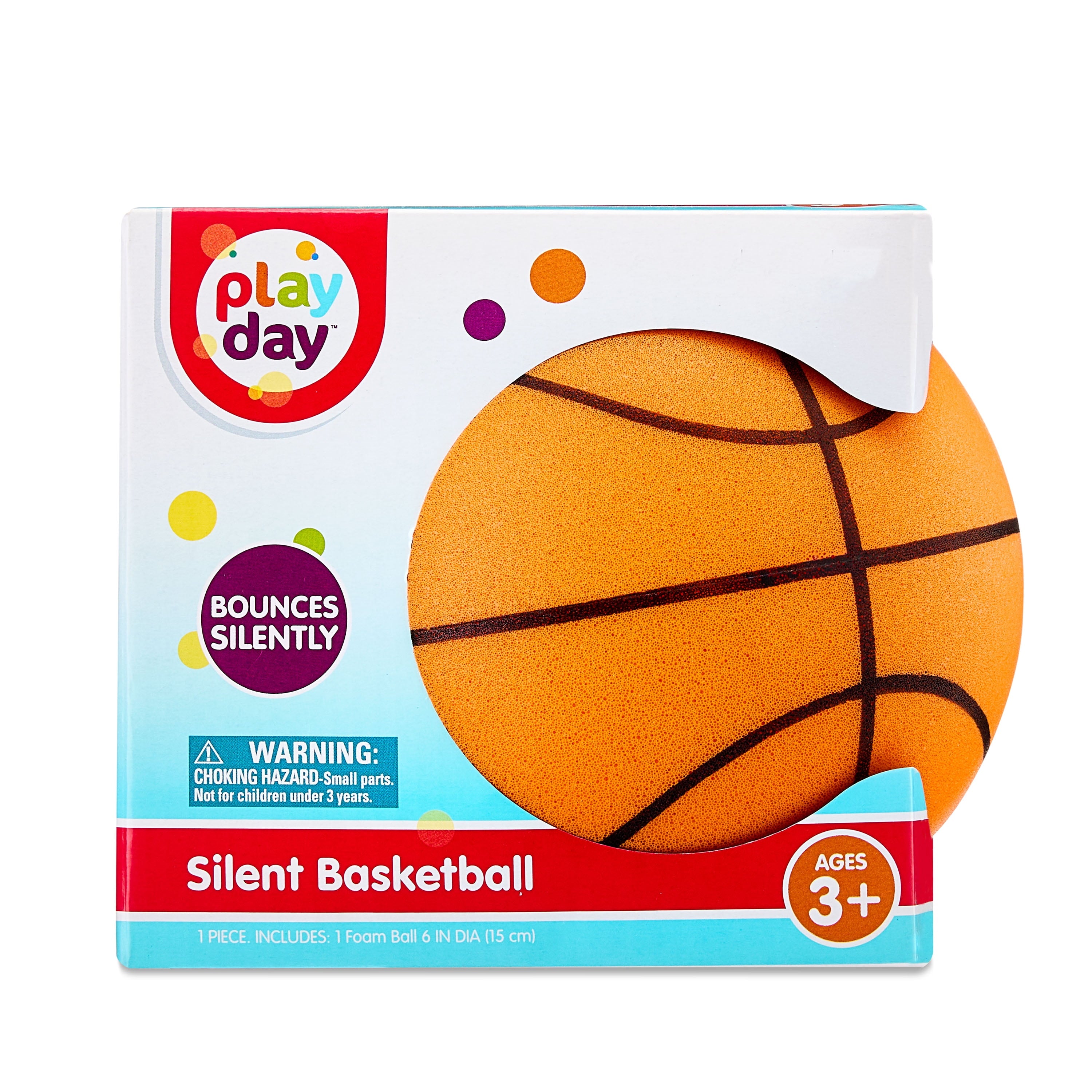 6 Inch Silent Indoor Basketball for Kids